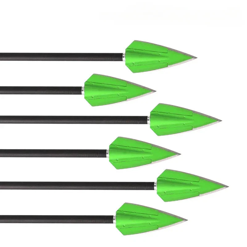 6PC Ponta de Caça GREEN PHANTOM